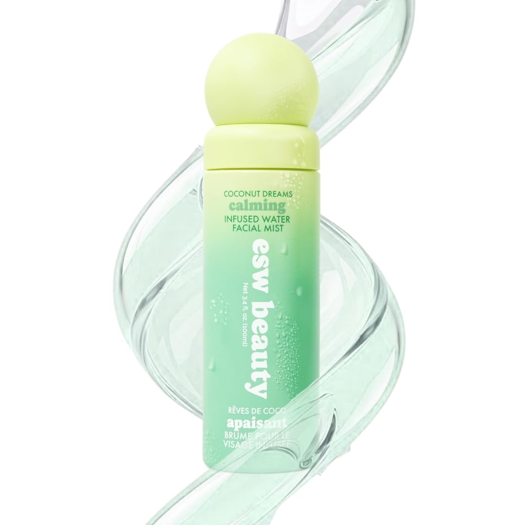 ESW Beauty front bottle view showing product and hydration benefits