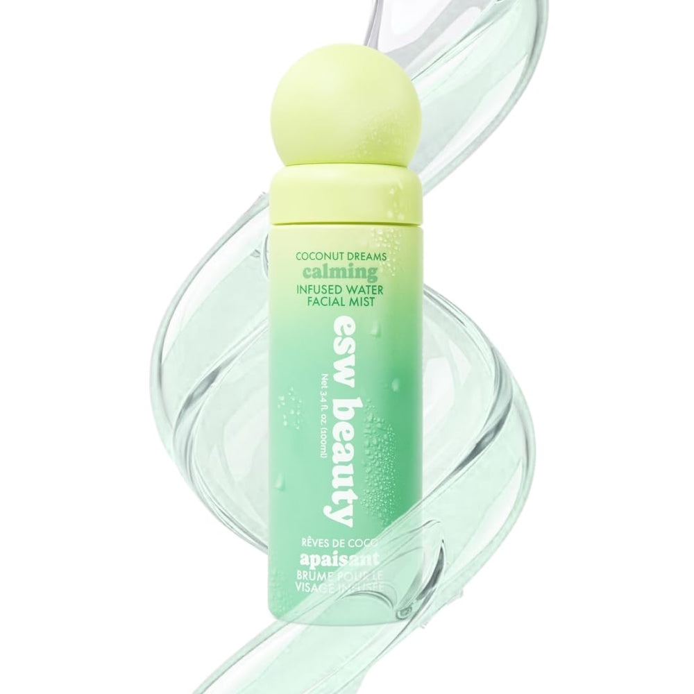 ESW Beauty front bottle view showing product and hydration benefits