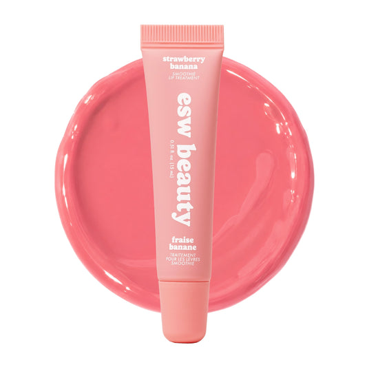 ESW Beauty front packaging showing strawberry banana smoothie tint and benefits