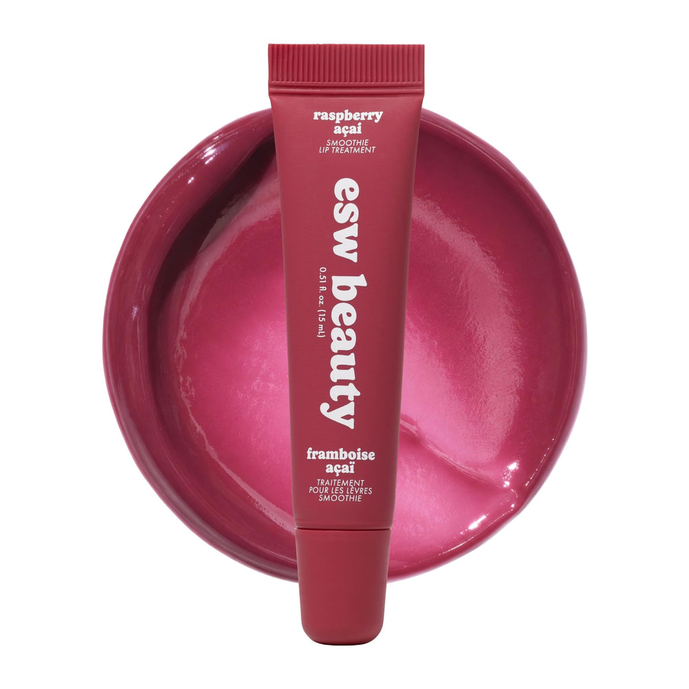 ESW Beauty front tube showing product and label benefits