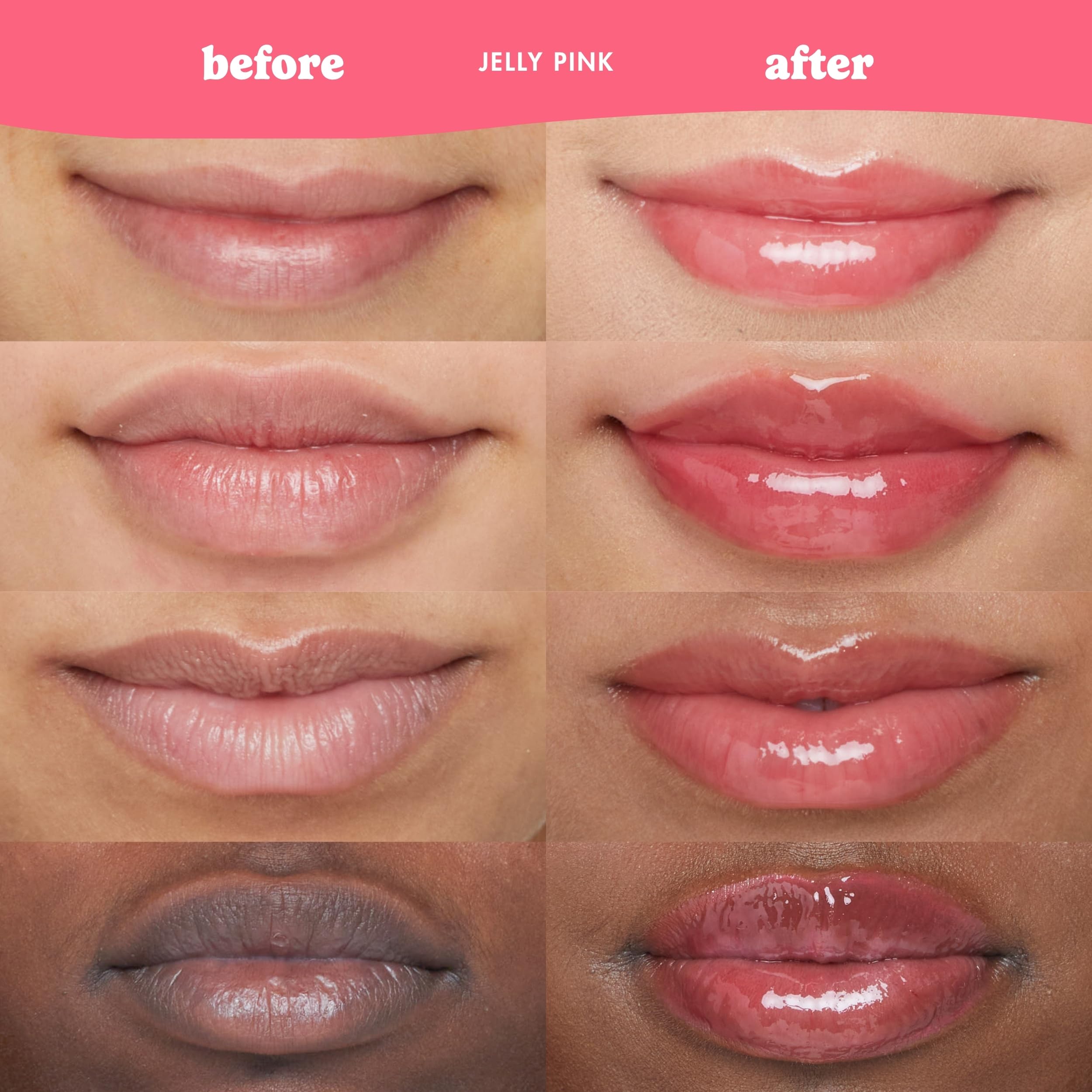 ESW Beauty application on lips demonstrating sheer pink tint and smoothing benefit