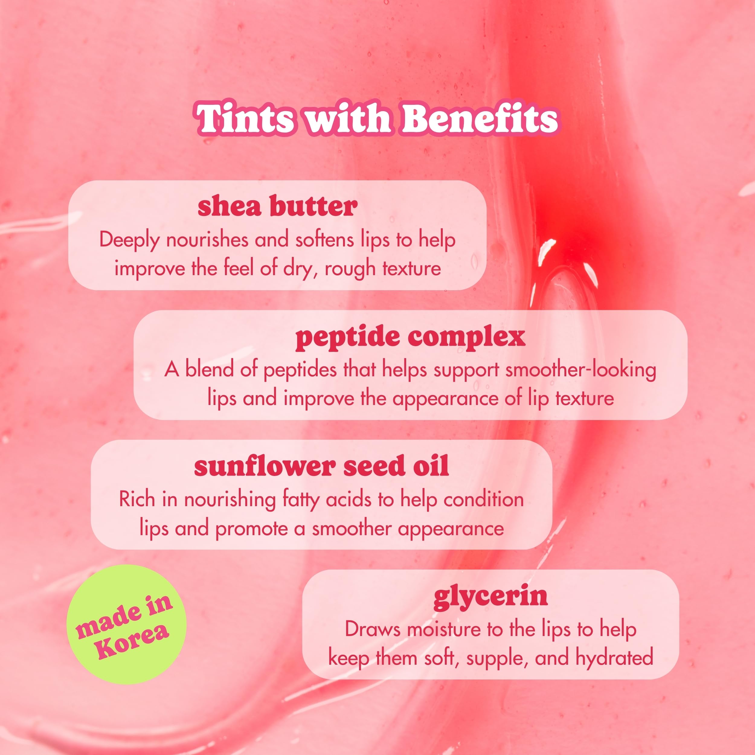 ESW Beauty ingredients layout with shea butter guava mango highlighting nourishing blend