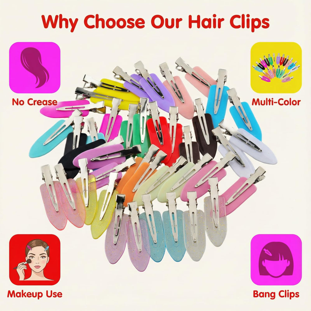 eswala clip holding bangs during makeup for crease-free result