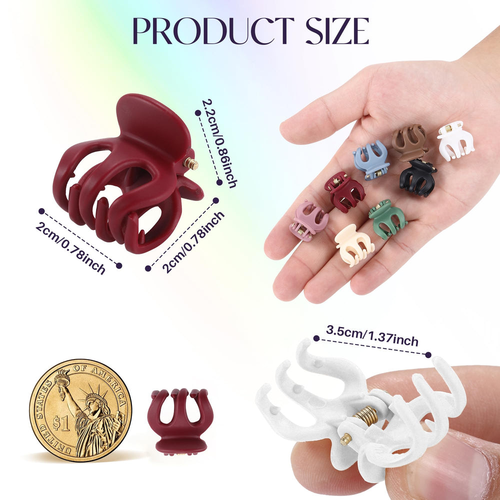 ETANEAR clips held in hand to show compact 0.8-inch scale, easy-to-carry benefit