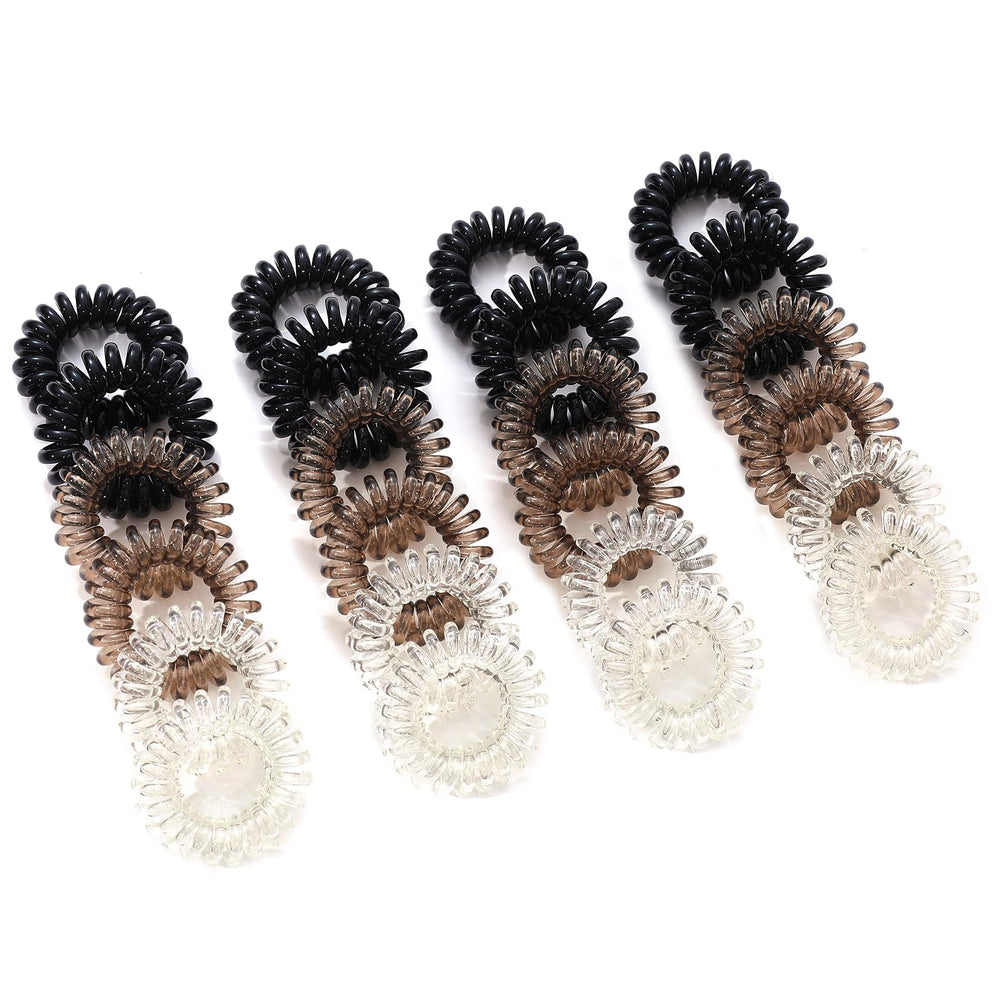 ETANEAR front packaging showing 24 spiral hair ties, convenient and durable