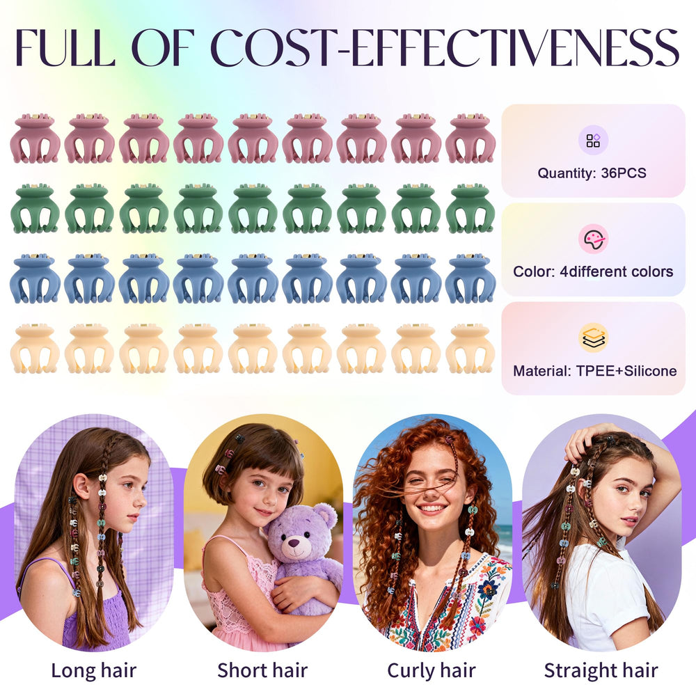 ETANEAR used in a half-up hairstyle showing comfortable all-day wear and neat hold