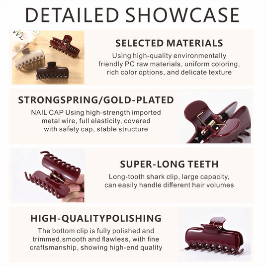 ETANEAR close-up of reinforced metal spring and interlocking teeth for secure hold