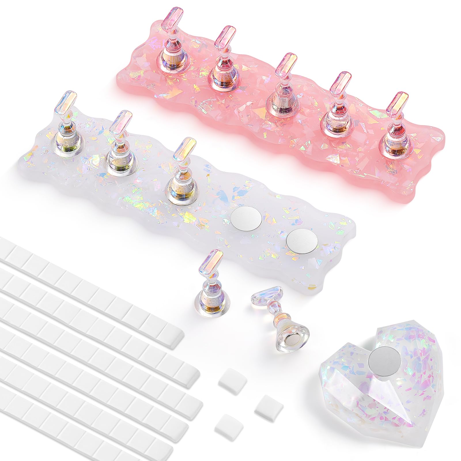 Etercycle front view acrylic bases showing stability and clear visibility