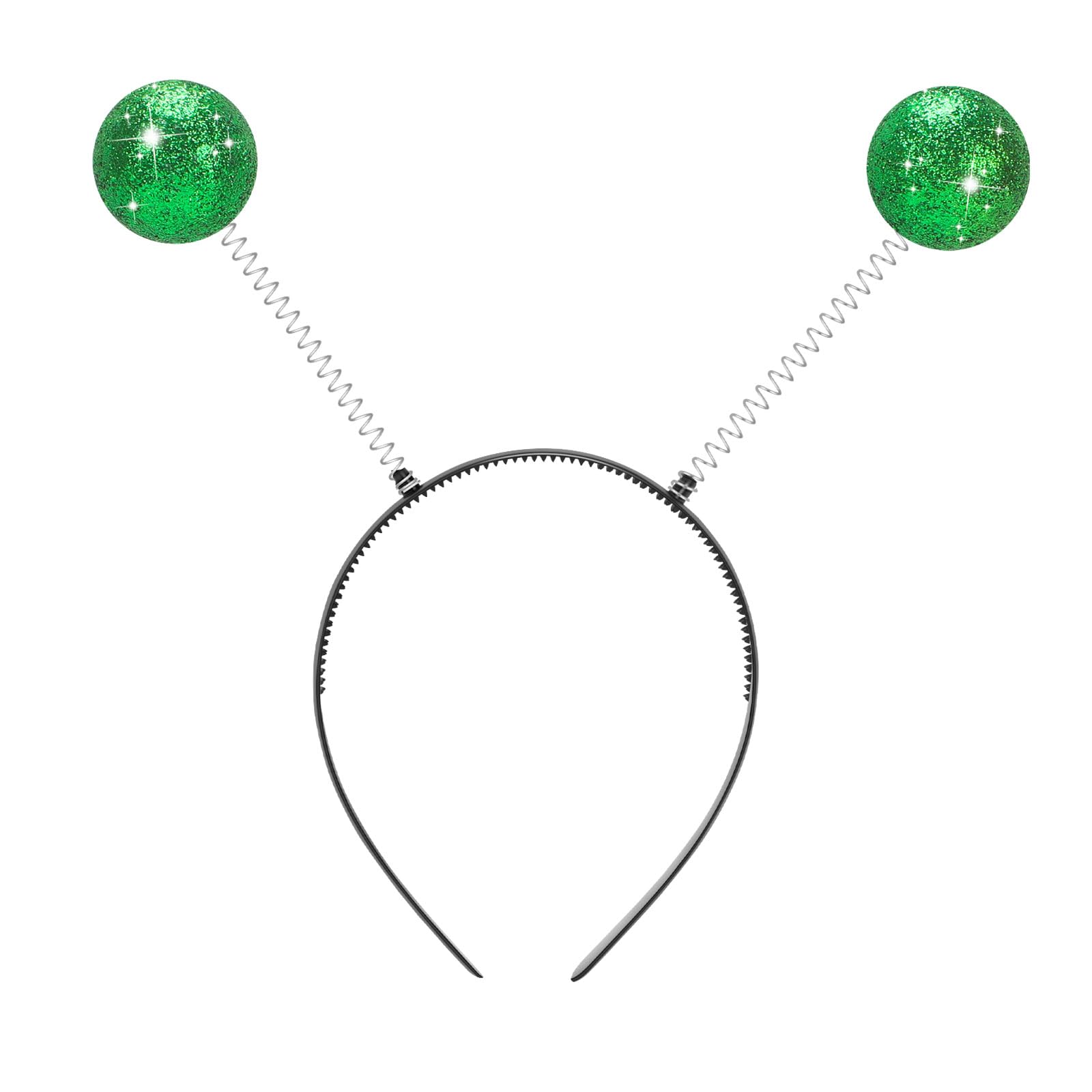 Etercycle front view green alien headband adds instant costume fun