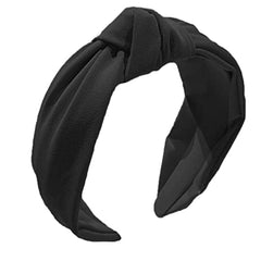 Etercycle headband front view showing sleek black finish and comfortable width