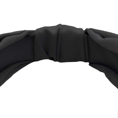 Etercycle headband worn during yoga offering sweat-resistant comfort