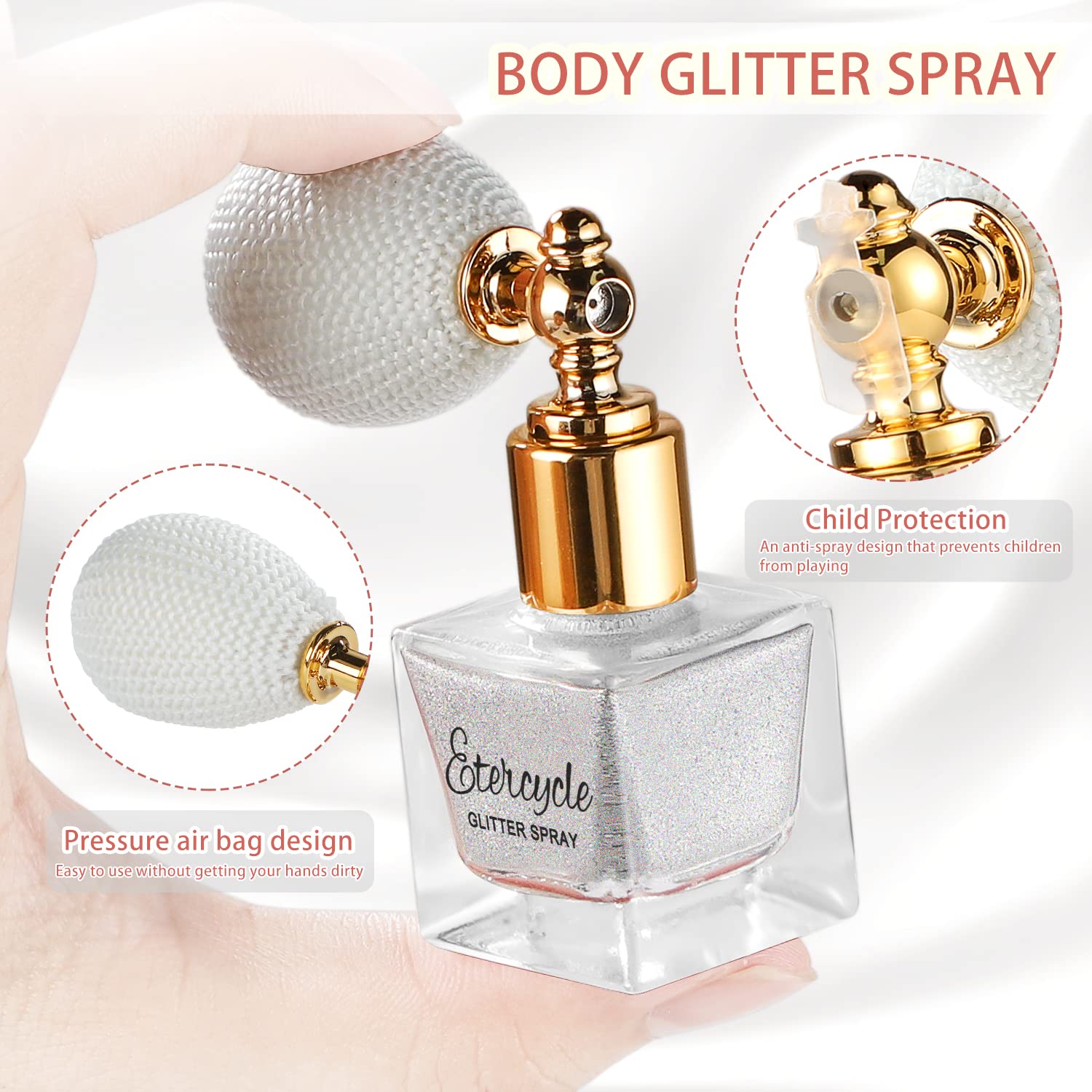 Etercycle nozzle detail highlighting retro press-spray design for precise application