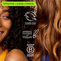Ethique conditioner bar minimal packaging label showing plastic-free and vegan messaging