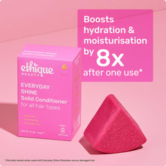 Ethique conditioner bar paired with Everyday Shampoo Bar for a complete routine