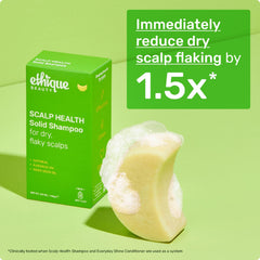 Ethique shampoo bar producing gentle lather that cleans without drying