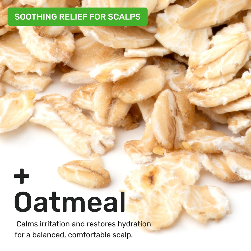 Ethique close-up of bar texture highlighting soothing oatmeal particles