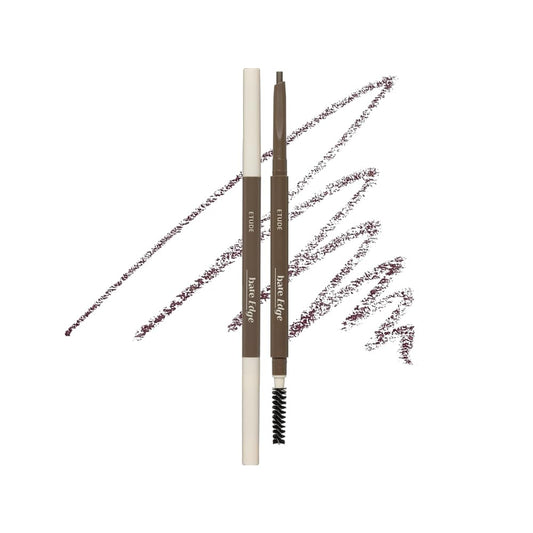 ETUDE bare edge brow pencil front packaging shows compact pencil and shade