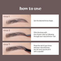 ETUDE pencil tip showing pigment and polymer fixing effect for long-lasting hold