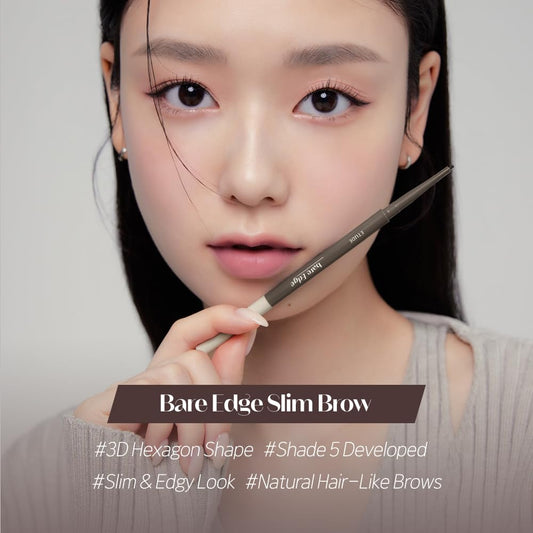ETUDE close-up of 3D hexagon tip for precise hair-like strokes benefit