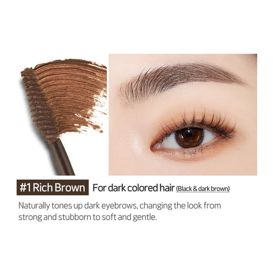ETUDE wand bristles detail for precise application and hair separation
