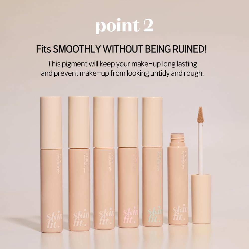 ETUDE before-and-after under-eye comparison showing concealing benefit