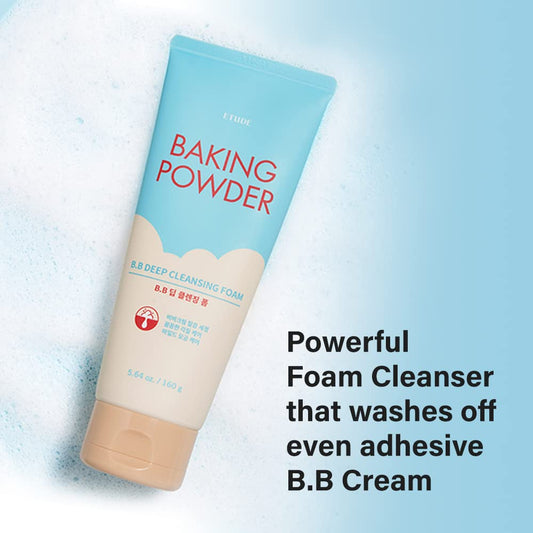 ETUDE creamy foam texture closeup demonstrating rich lather and gentle cleanse