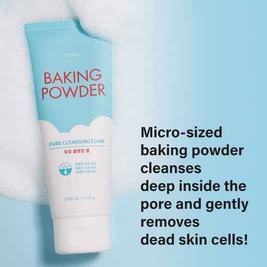 ETUDE creamy foam close-up demonstrating soft lather and gentle cleanse