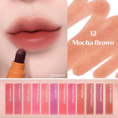 ETUDE close-up of rounded applicator tip for precise, easy drawing
