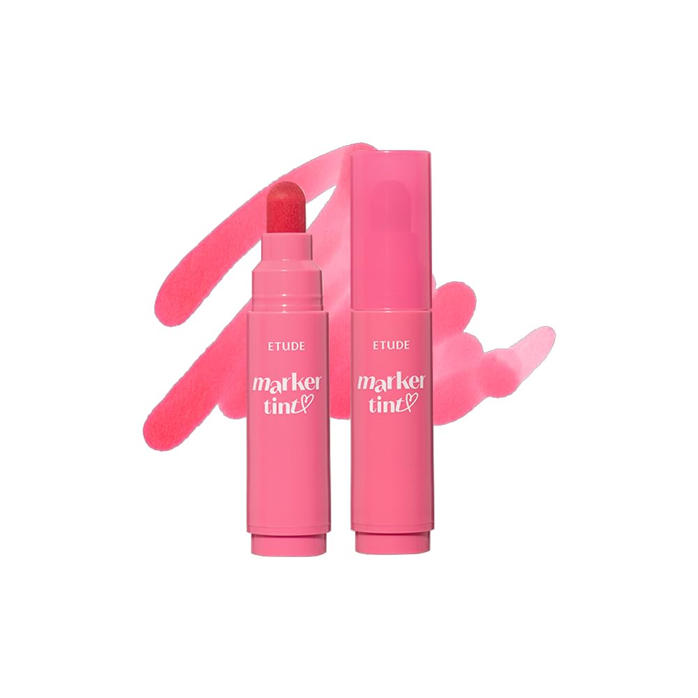 ETUDE front packaging showing compact 5g marker tint, easy travel use