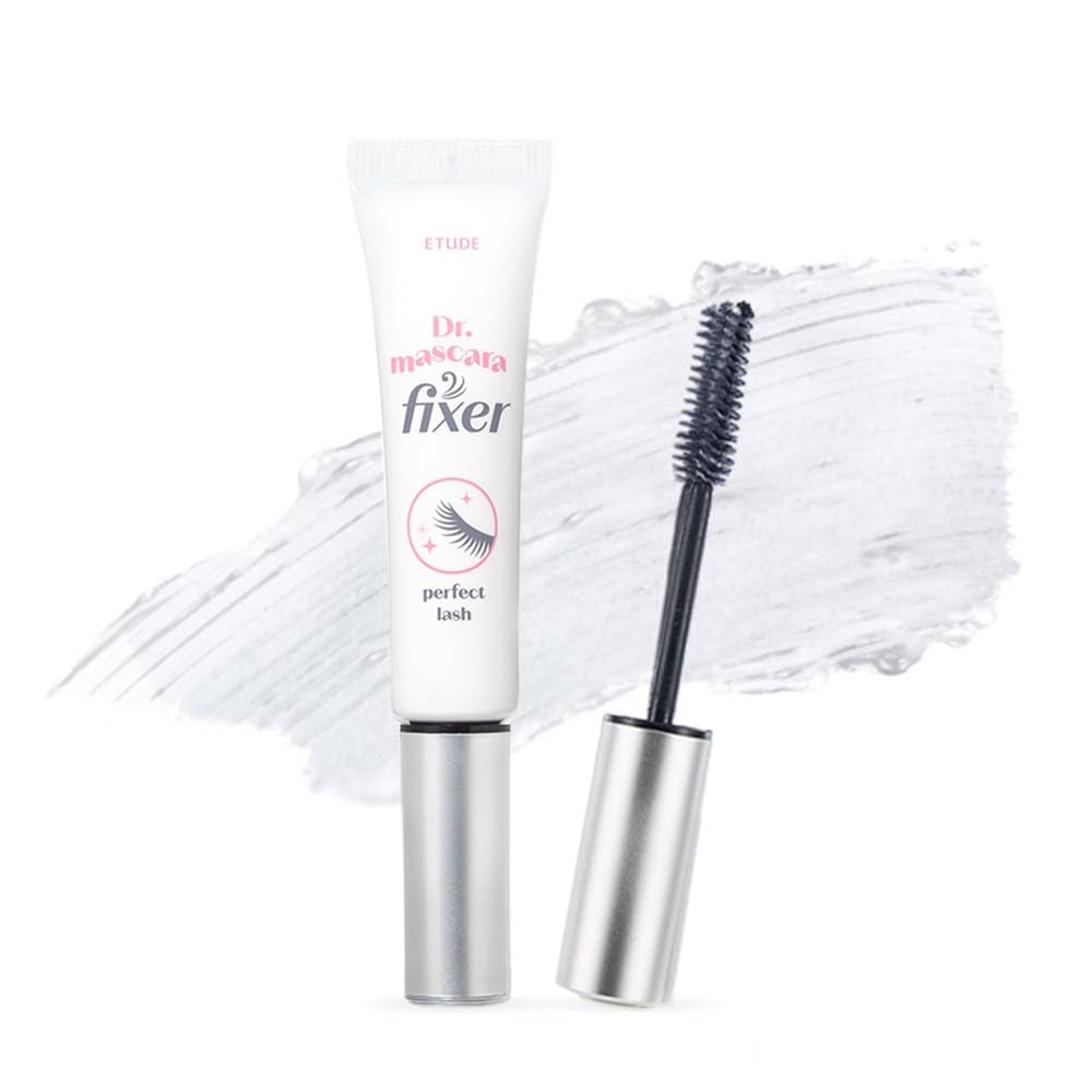 ETUDE Dr. Mascara Fixer front tube showing compact clear primer benefit