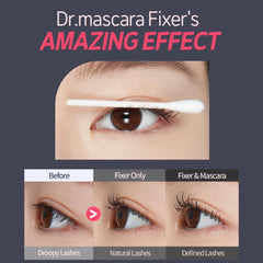 ETUDE Dr. Mascara Fixer wand close-up demonstrating precise application control