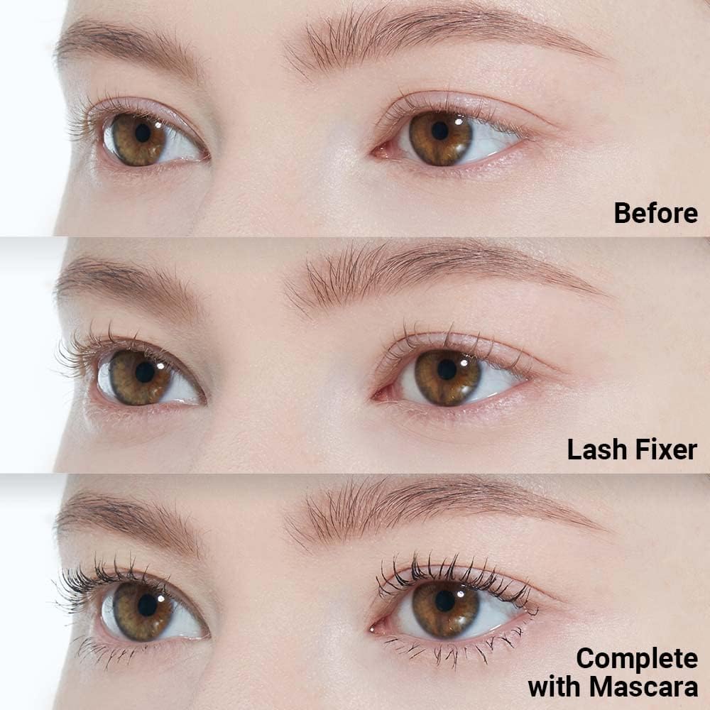 ETUDE Dr. Mascara Fixer wand close-up highlighting precise application benefit