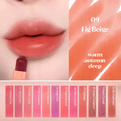 ETUDE swatch of Fig Beige on skin showing color payoff and blendability