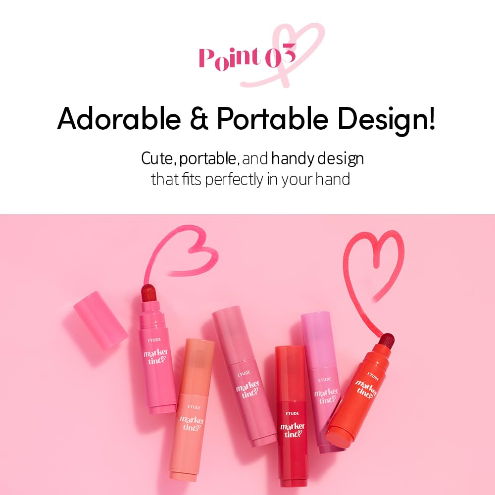 ETUDE ombre gradient lip look showing blending versatility benefit