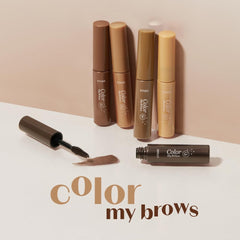 ETUDE lifestyle application on model showing quick grooming and polished brows