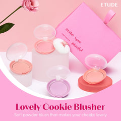 ETUDE closed compact showing sleek packaging and travel-ready benefit