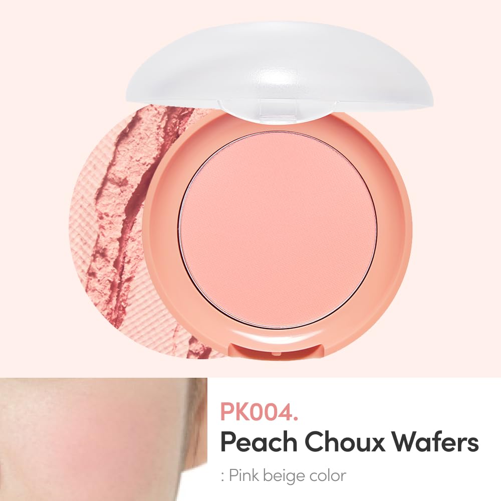 ETUDE close-up of powder texture showing fine particles benefit: smooth blendability