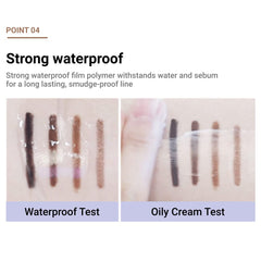 ETUDE cap removed to reveal tip highlighting sharpenable point for precision