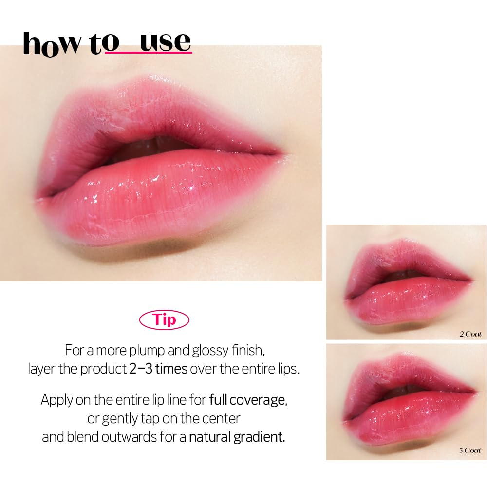 ETUDE lip close-up showing smooth glossy finish and softened lips benefit
