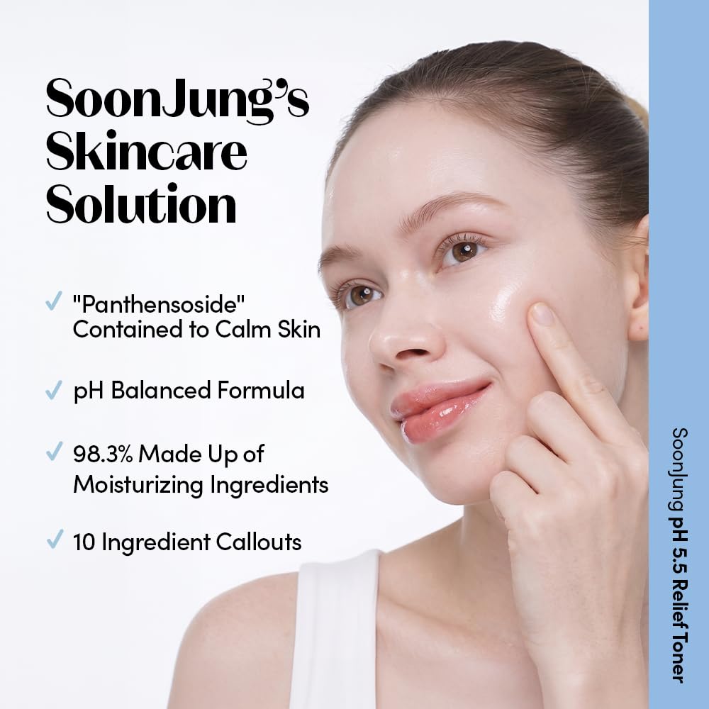 ETUDE label close-up showing pH5.5 and ingredients for barrier support and clarity