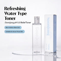 ETUDE pouring toner into palm highlighting easy application and instant moisture
