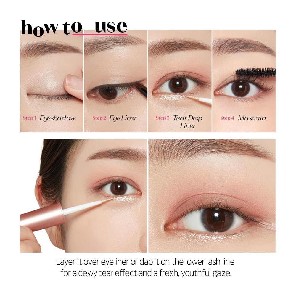 ETUDE tube held between fingers showing small size for easy travel and precise use