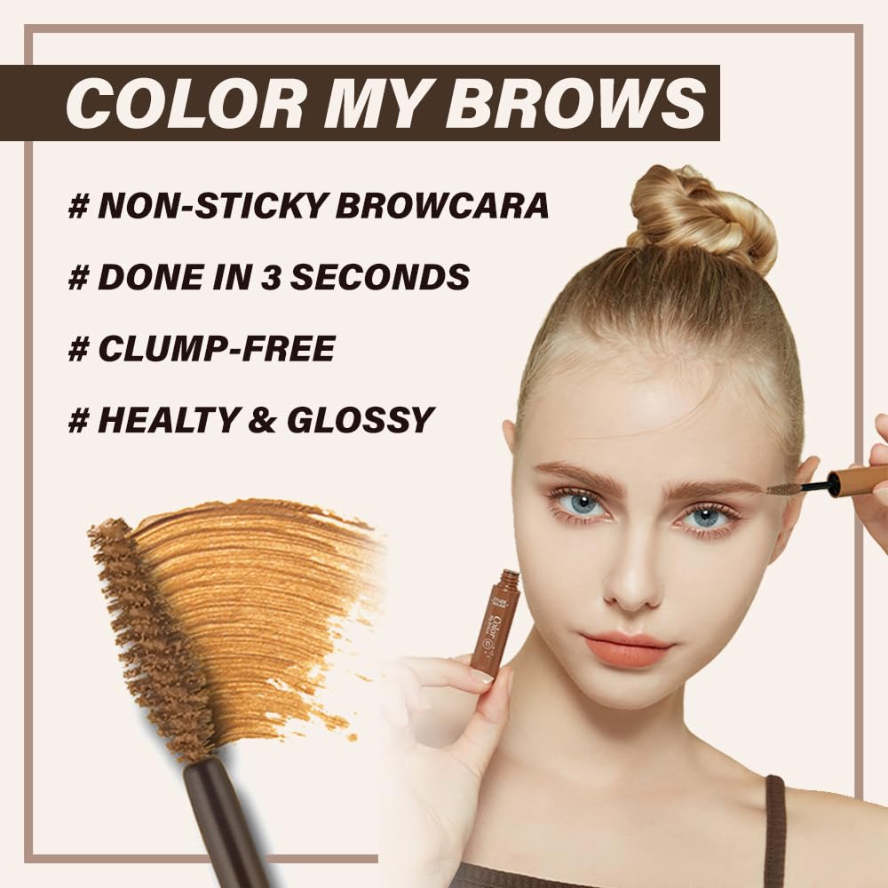 ETUDE wand closeup displaying brush tip for precise brow application and control
