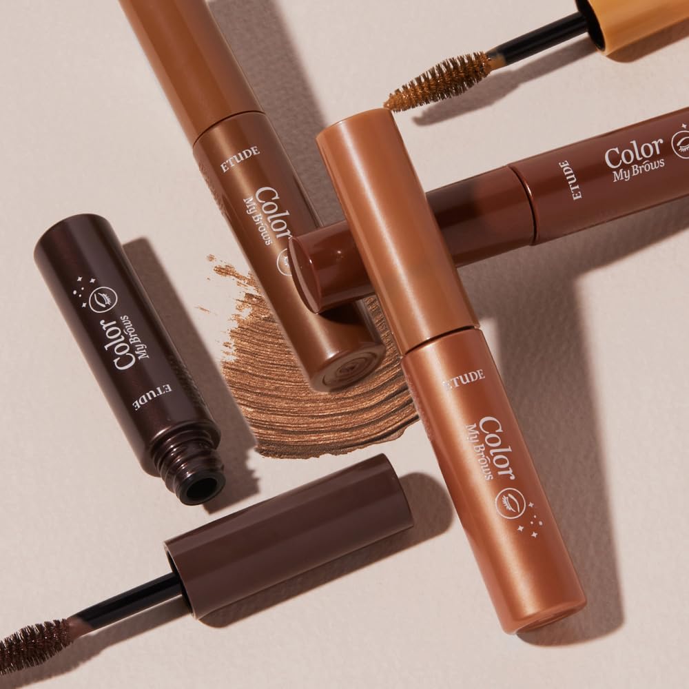 ETUDE beeswax and carnauba visual emphasizing nourishing waxes for conditioned brows