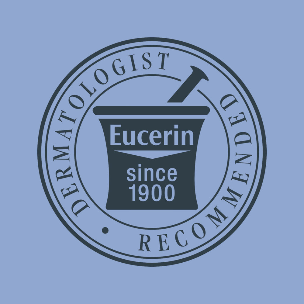 Eucerin application on arm showing smooth finish and instant comfort