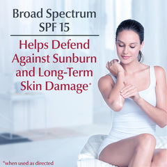 Eucerin being applied to hand to show quick moisturizing benefit