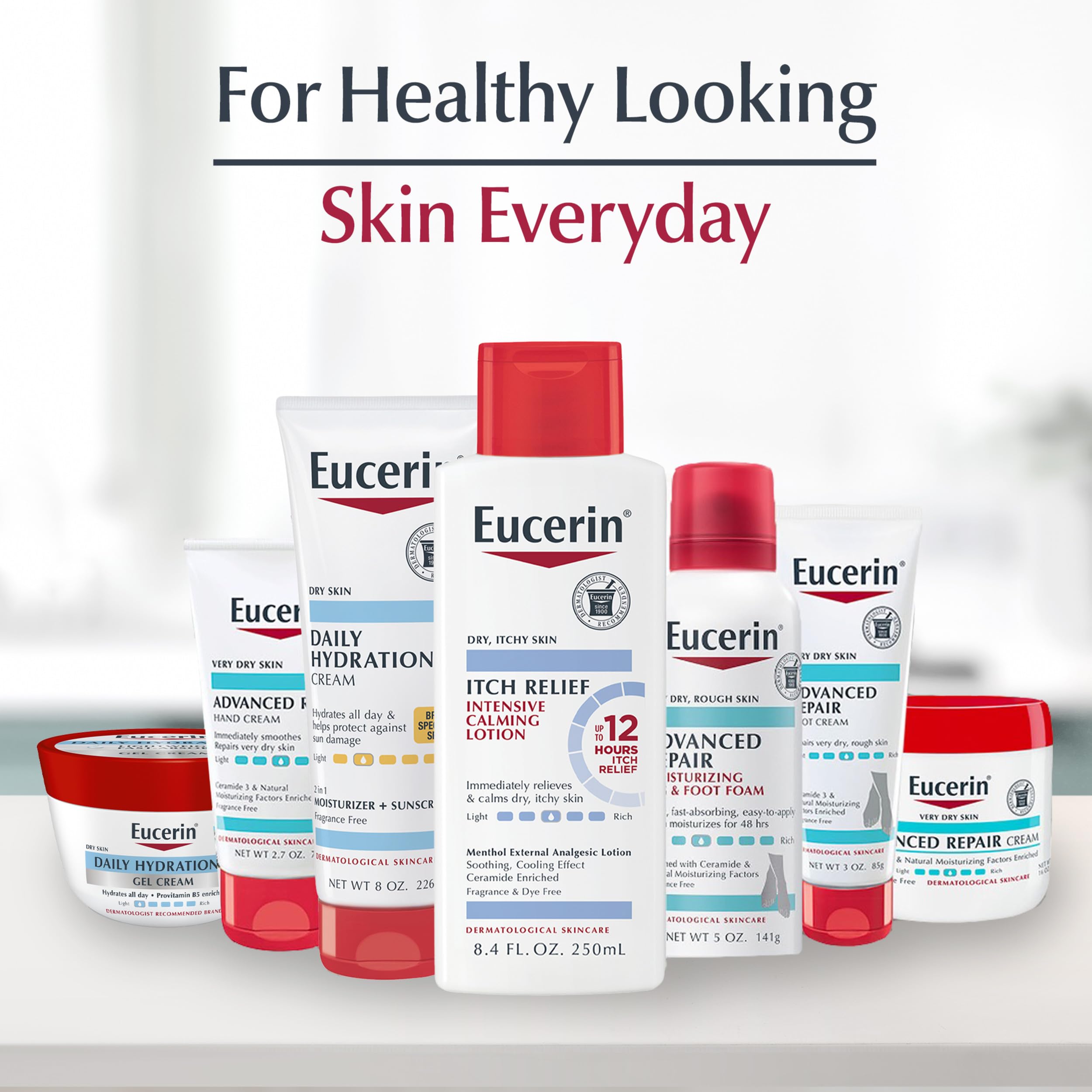 Eucerin used on hands and feet offering targeted moisturizing relief