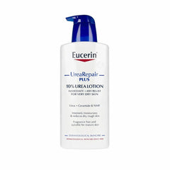Eucerin closeup of lotion texture smoothing dry skin