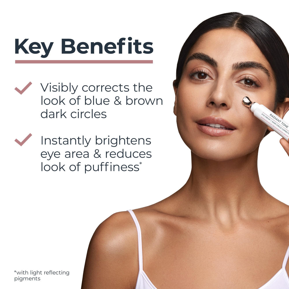 Eucerin metal applicator close-up delivers cooling, de-puffing benefit