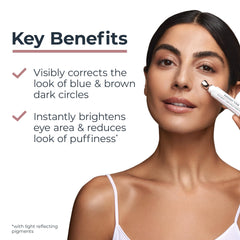 Eucerin metal applicator close-up delivers cooling, de-puffing benefit